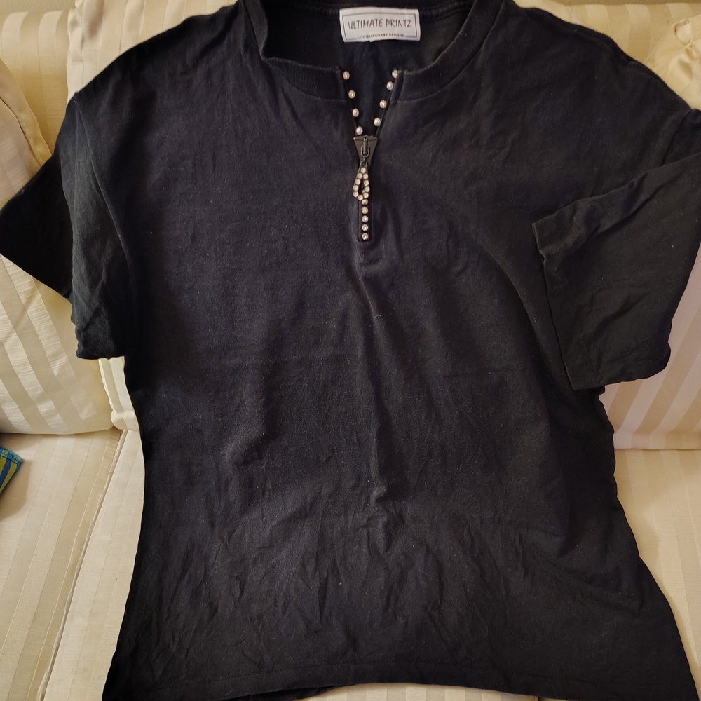 Women's 💎Bling Zipper Top